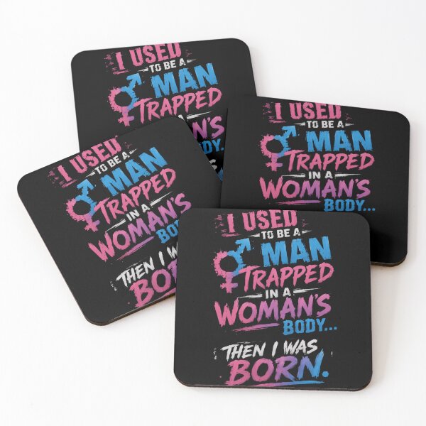 Item preview, I Used to Be a Man Trapped in a Woman's Body Then I Was Born – Retro Comedy Energy Forever designed and sold by RetroMini2026.