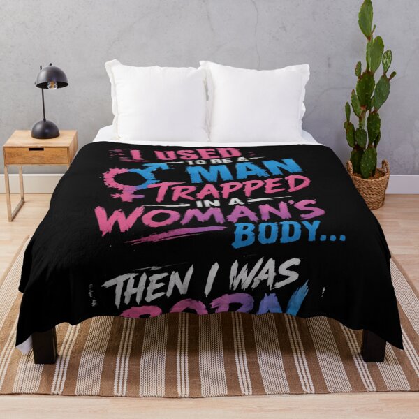 Item preview, I Used to Be a Man Trapped in a Woman's Body Then I Was Born – Retro Comedy Energy Forever designed and sold by RetroMini2026.