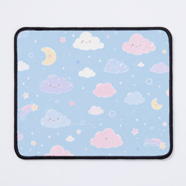 Item preview, Cute Kawaii Pastel Clouds and Stars designed and sold by 0606PM.