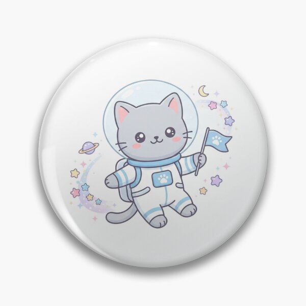 Item preview, Cute Chibi Astronaut Cat In Space designed and sold by  Cat Lady.