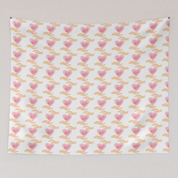 Item preview, Newborn Baby in Heart with Protecting Hands designed and sold by Markedin.