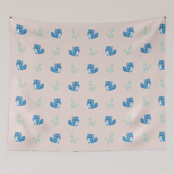 Artikelvorschau, Funny blue cat seamless pattern entworfen und verkauft von AlicinaM.