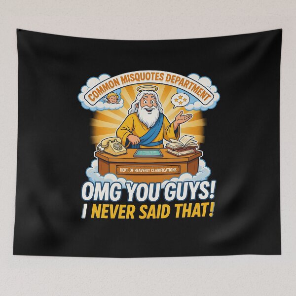 Item preview, I Never Said That Jesus Funny Religious for Faith and Humor Fans designed and sold by Redgiant87x.