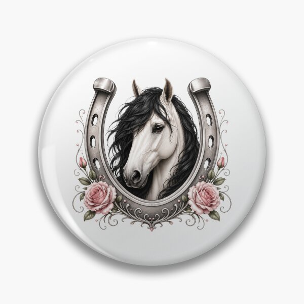Item preview, Elegant Horse in a Horseshoe designed and sold by OTSC.