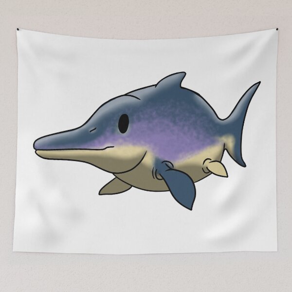 Item preview, Ichthyosaurus in Blue designed and sold by PalaeoBros.