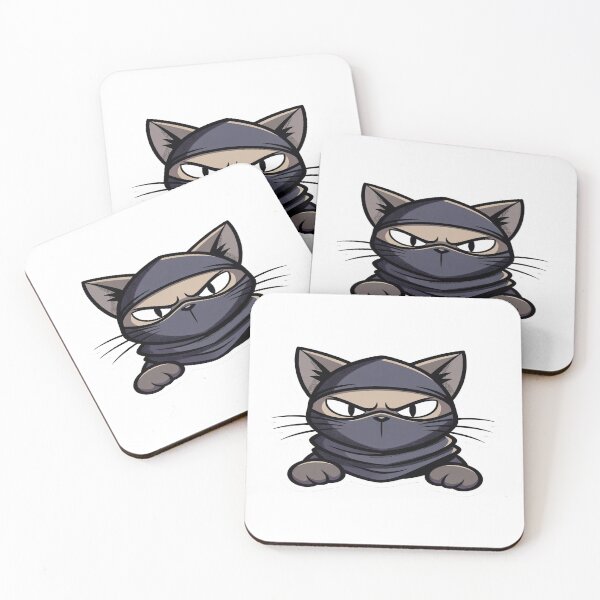 Item preview, Ninja Cat on a Secret Mission designed and sold by Artisan Finds Online.