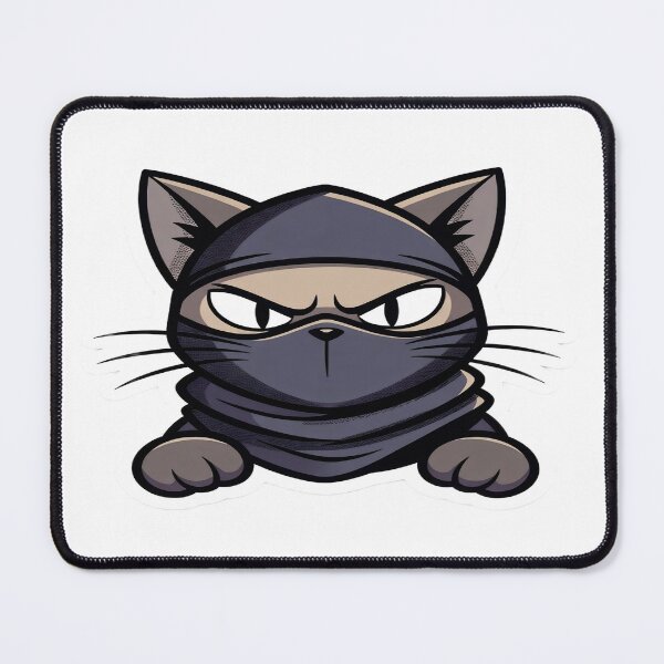 Item preview, Ninja Cat on a Secret Mission designed and sold by Artisan Finds Online.