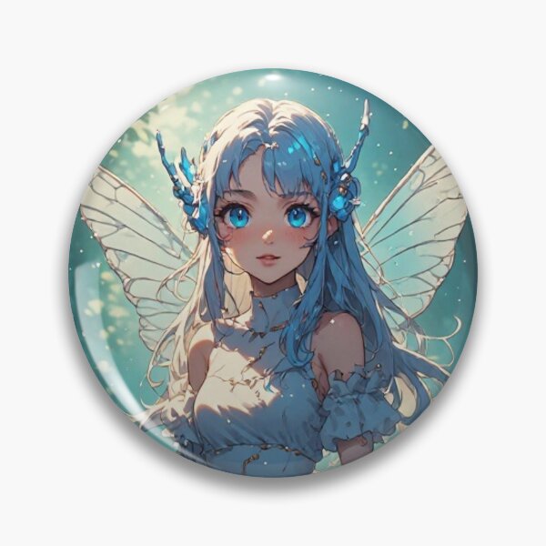 Item preview, Curious anime fairy in a forest designed and sold by ArtsJulian.