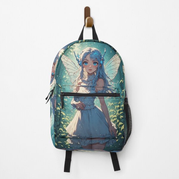 Item preview, Curious anime fairy in a forest designed and sold by ArtsJulian.