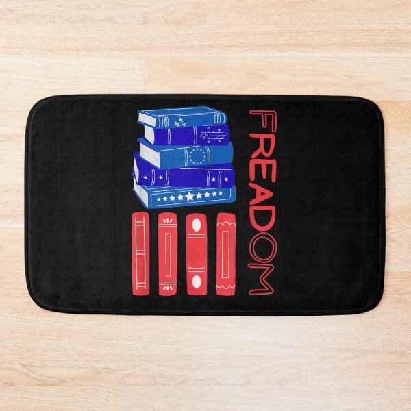 Item preview, Freadom Banned Books US Flag Pun Patriotic Bookworm Librarian Reader Graphic Art designed and sold by River Silva.