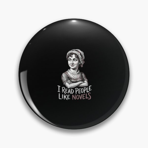 Item preview, Not Rude Just Austenian Jane Austen Cute Chibi Cartoon designed and sold by Fenay Designs.