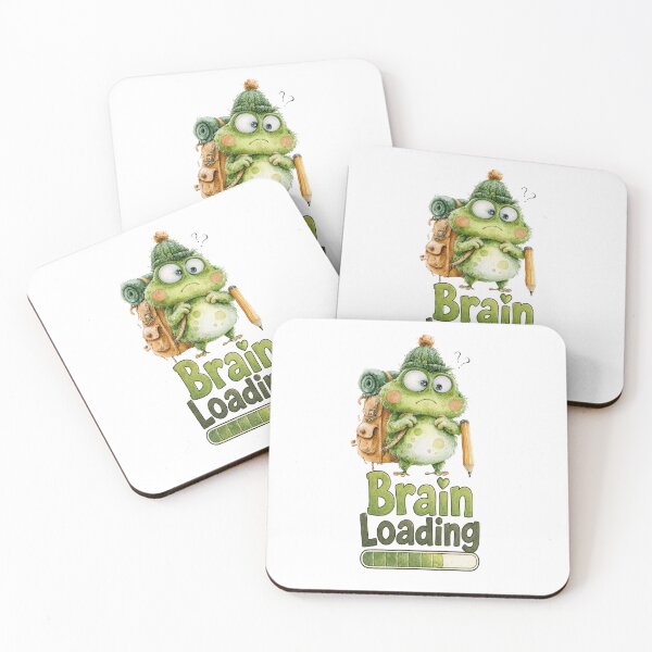 Item preview, Brain Loading Frog Student designed and sold by VikArt7.