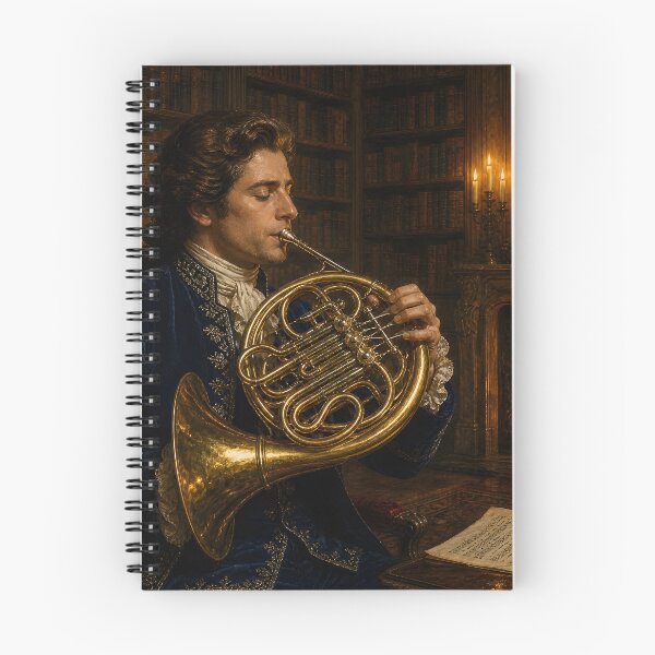 Item preview, The Horn's Echo: A Poetic French Horn Solo in Baroque Shadow designed and sold by DoReMiStudio.