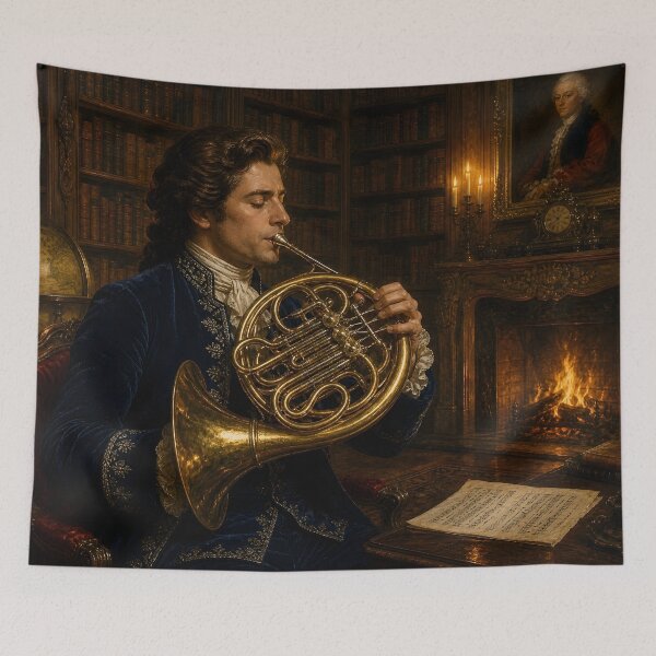 Item preview, The Horn's Echo: A Poetic French Horn Solo in Baroque Shadow designed and sold by DoReMiStudio.