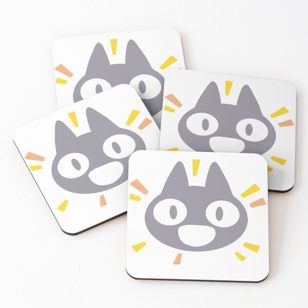 Aperçu de l'œuvre Émoticône Chat excité d'Animal Crossing créée et vendue par cresspacito.