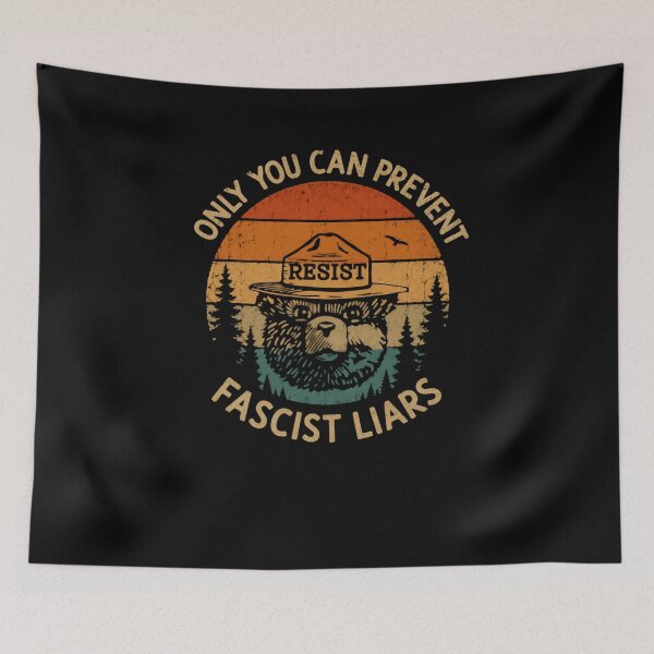Item preview, Only You Can Prevent Resist Fascist Liars Political Activism Protest designed and sold by HumansStuck12.