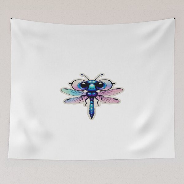 Item preview, Sparkling Dragonfly with Oversized Glasses designed and sold by Artisan Finds Online.
