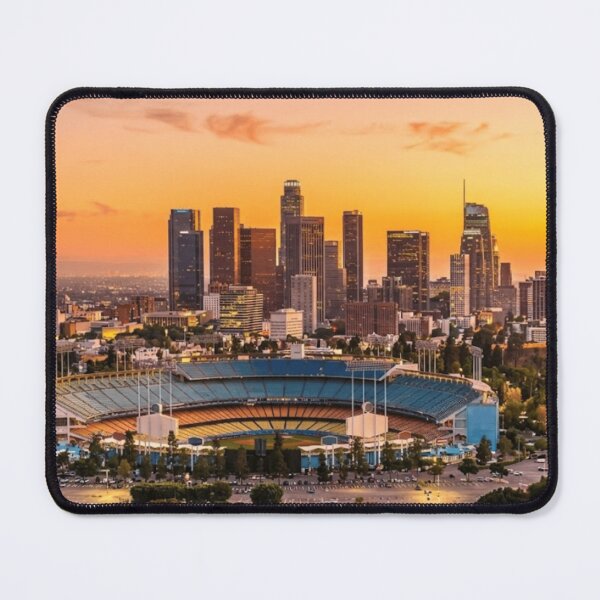 Item preview, Dodger Stadium Sunset with Downtown Los Angeles Skyline Photography designed and sold by Iceberg Comic Book Lounge.