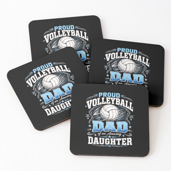 Item preview, Volleyball Dad of an Amazing Daughter Proud Sports Graphic designed and sold by FormalDehyena.