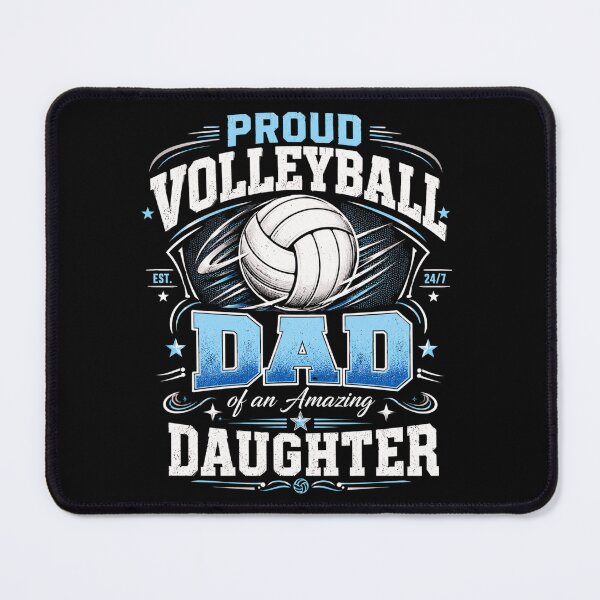 Item preview, Volleyball Dad of an Amazing Daughter Proud Sports Graphic designed and sold by FormalDehyena.