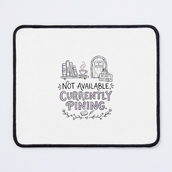 Item preview, Not Available Currently Pining Jane Austen Pride and Prejudice Cozy Bookish designed and sold by Fenay Designs.