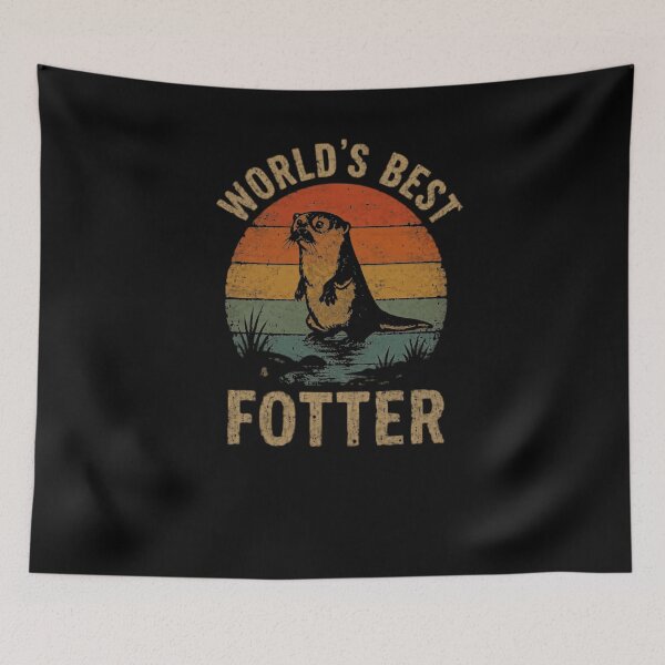 Item preview, World's Best Fotter Otter Dad Father Wildlife Lover designed and sold by HumansStuck12.