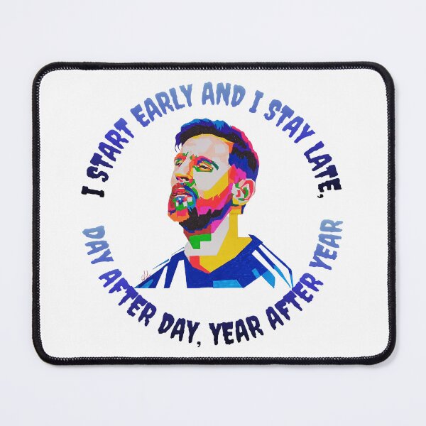 Item preview, Motivational Football Legend Quote Pop Art designed and sold by littleearty.