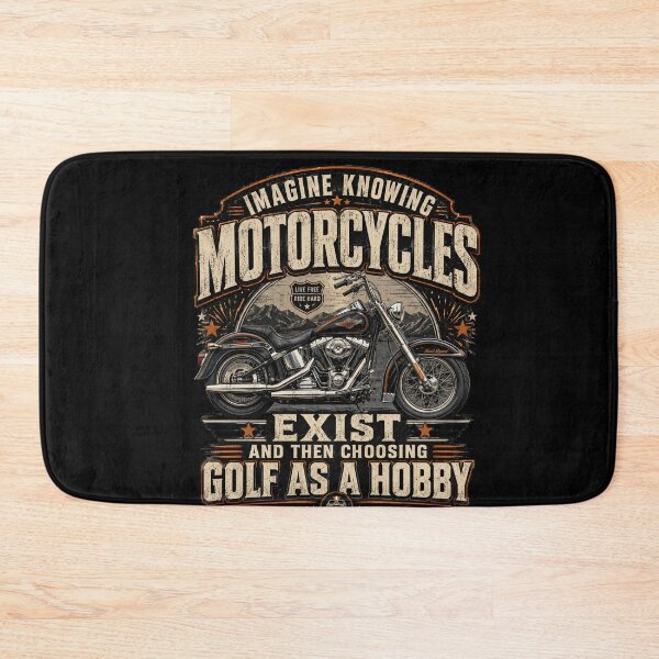 Item preview, Motorcycles Vintage Biker Graphic for Free Spirits designed and sold by FormalDehyena.