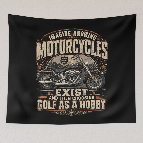 Item preview, Motorcycles Vintage Biker Graphic for Free Spirits designed and sold by FormalDehyena.