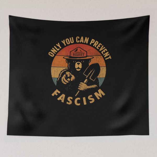 Item preview, Only You Can Prevent Fascism Resist Political Protest Activist Anti Fascist designed and sold by HumansStuck12.
