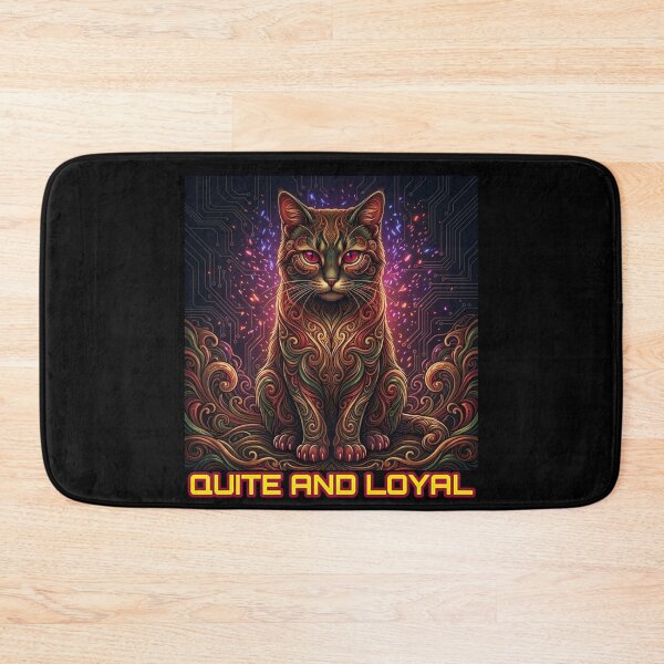 Item preview, Quiet and Loyal Cybernetic Cat Portrait designed and sold by Global-Command.