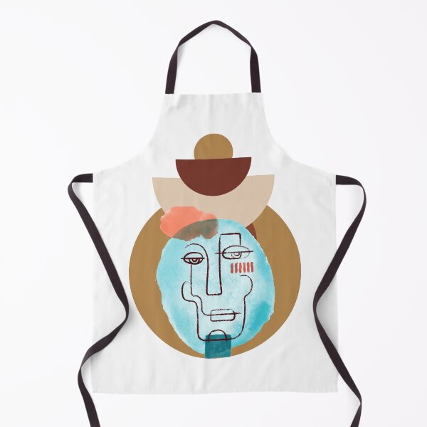 Item preview, Abstract Minimalist Face In Earth Tones designed and sold by GravesMorginDes.