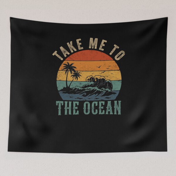Item preview, Take Me To The Ocean Beach Lover Summer Vacation Travel designed and sold by HumansStuck12.