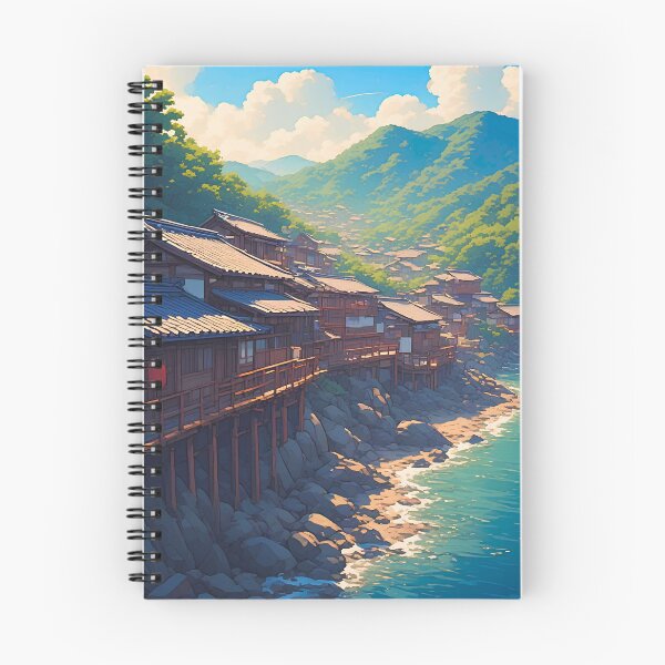 Item preview, Umi no Machi (Sea Town) designed and sold by ZenGrooves.
