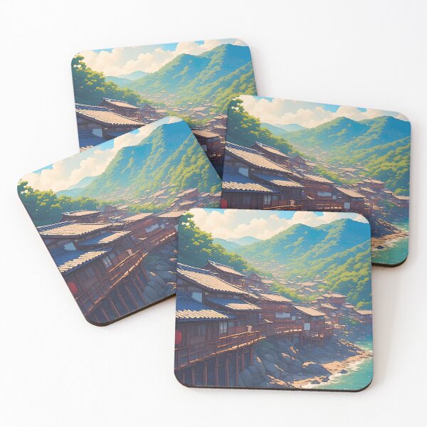 Item preview, Umi no Machi (Sea Town) designed and sold by ZenGrooves.