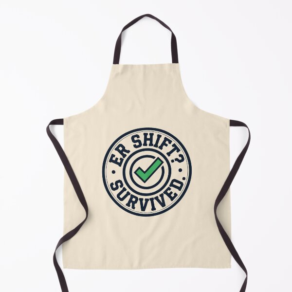 Item preview, ER Shift Survived Emergency Room Nurse Badge Gift Design designed and sold by Dantin.