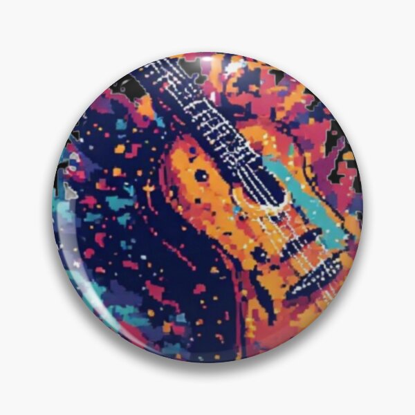 Artikelvorschau, Splatter Symphony: Dynamische Retro-Pixel-Gitarre entworfen und verkauft von thepixelcloset.