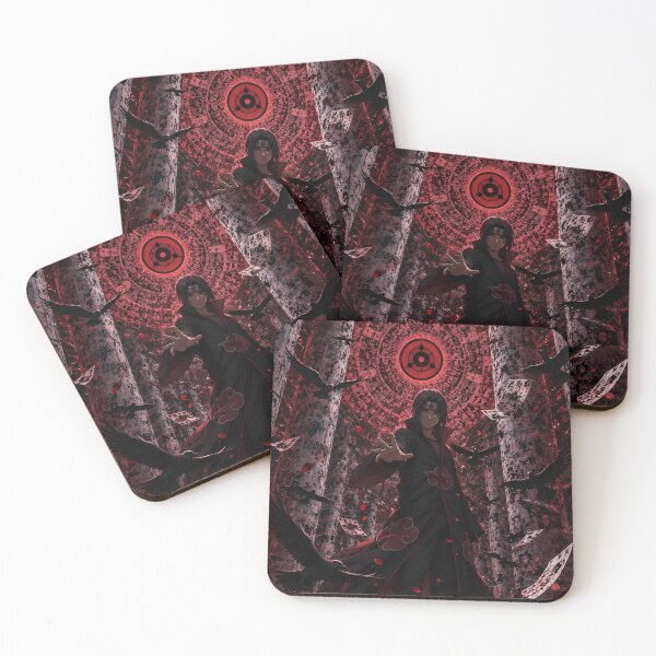Item preview, Itachi | Crimson Moon Shinobi Warrior | Dark Raven Eyes Anime Art Poster designed and sold by Dyan4.