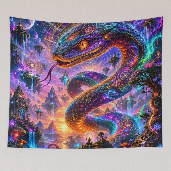 Item preview, Sacred Snake – Fractal Energy Spirit 2 designed and sold by RH Design Lab.