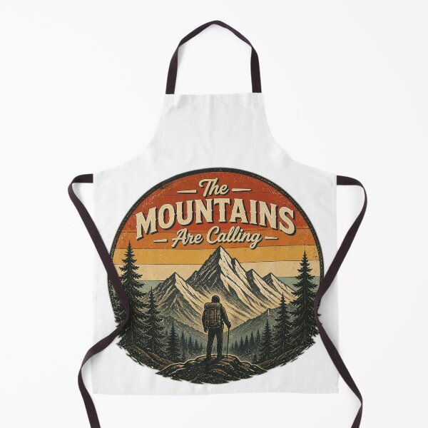 Item preview, The Mountains Are Calling – Vintage Hiking & Mountain Adventure T-Shirt designed and sold by MJ-by-Dharan.
