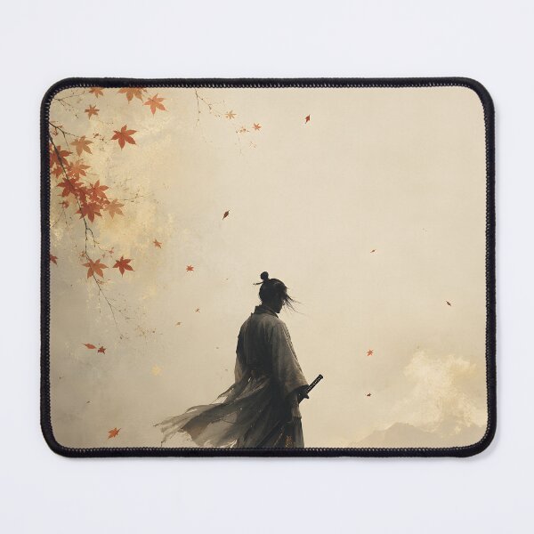 Item preview, Ronin Samurai Autumn Wind Japanese Art Poster designed and sold by Yuzan-japan-art.