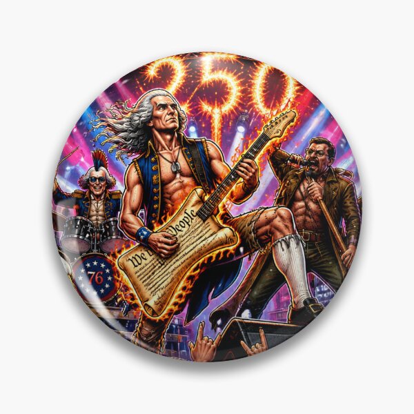 Item preview, Jefferson & The Founding Fathers Rock Band 250th Tour designed and sold by Zara Art House.