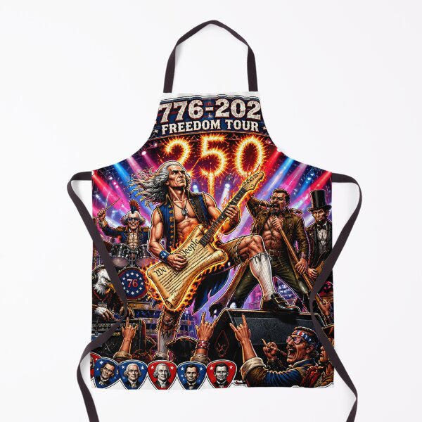 Item preview, Jefferson & The Founding Fathers Rock Band 250th Tour designed and sold by Zara Art House.