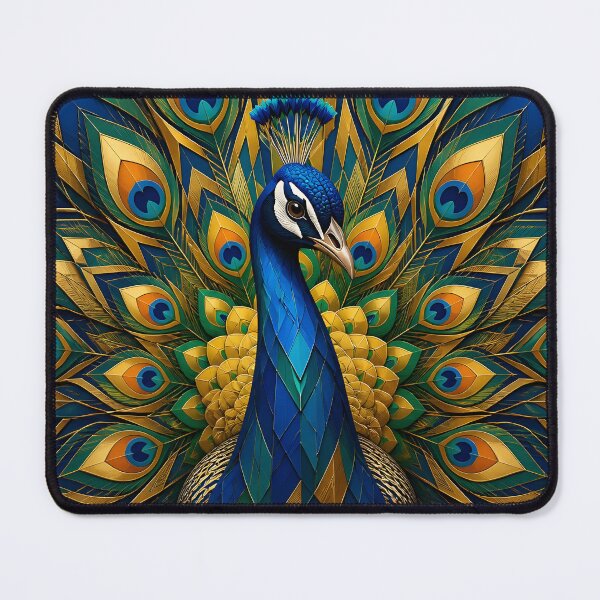 Item preview, Royal Geometric Peacock Elegance designed and sold by ArtnarongDesign.