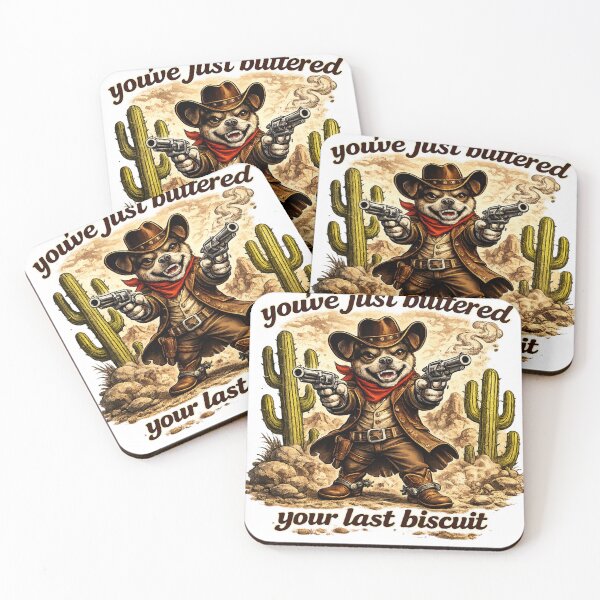 Item preview, You've Just Buttered Your Last Biscuit Funny Cowboy designed and sold by Zbixu.
