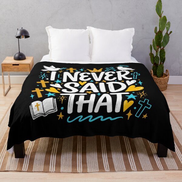 Item preview, I Never Said That Jesus Funny Religious for Faithful Christians designed and sold by Redgiant87x.