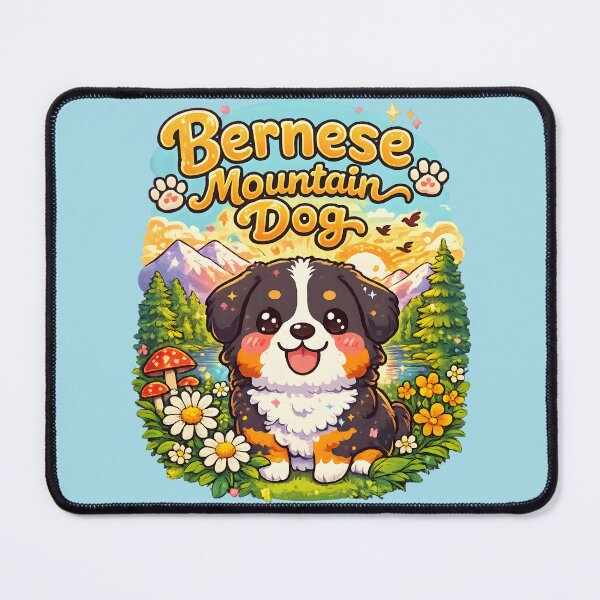 Item preview, Cute Bernese Mountain Dog Mountain Adventure designed and sold by blankTeeShirt.
