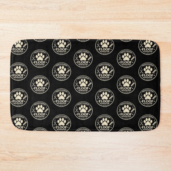 Item preview, Professional Floof Manager Funny Dog Groomer Vintage Badge designed and sold by Rudinho102.