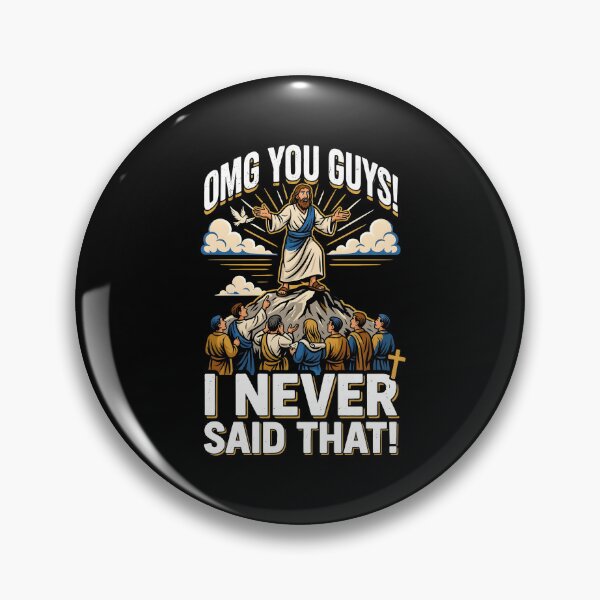 Item preview, I Never Said That Jesus Funny Christian for Everyday Faith designed and sold by Redgiant87x.