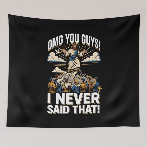 Item preview, I Never Said That Jesus Funny Christian for Everyday Faith designed and sold by Redgiant87x.